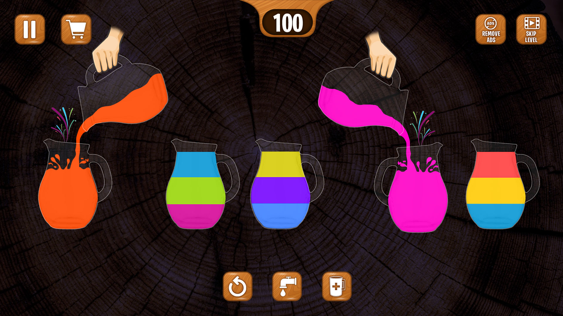 Vita Water Woody Color Sort screenshot game