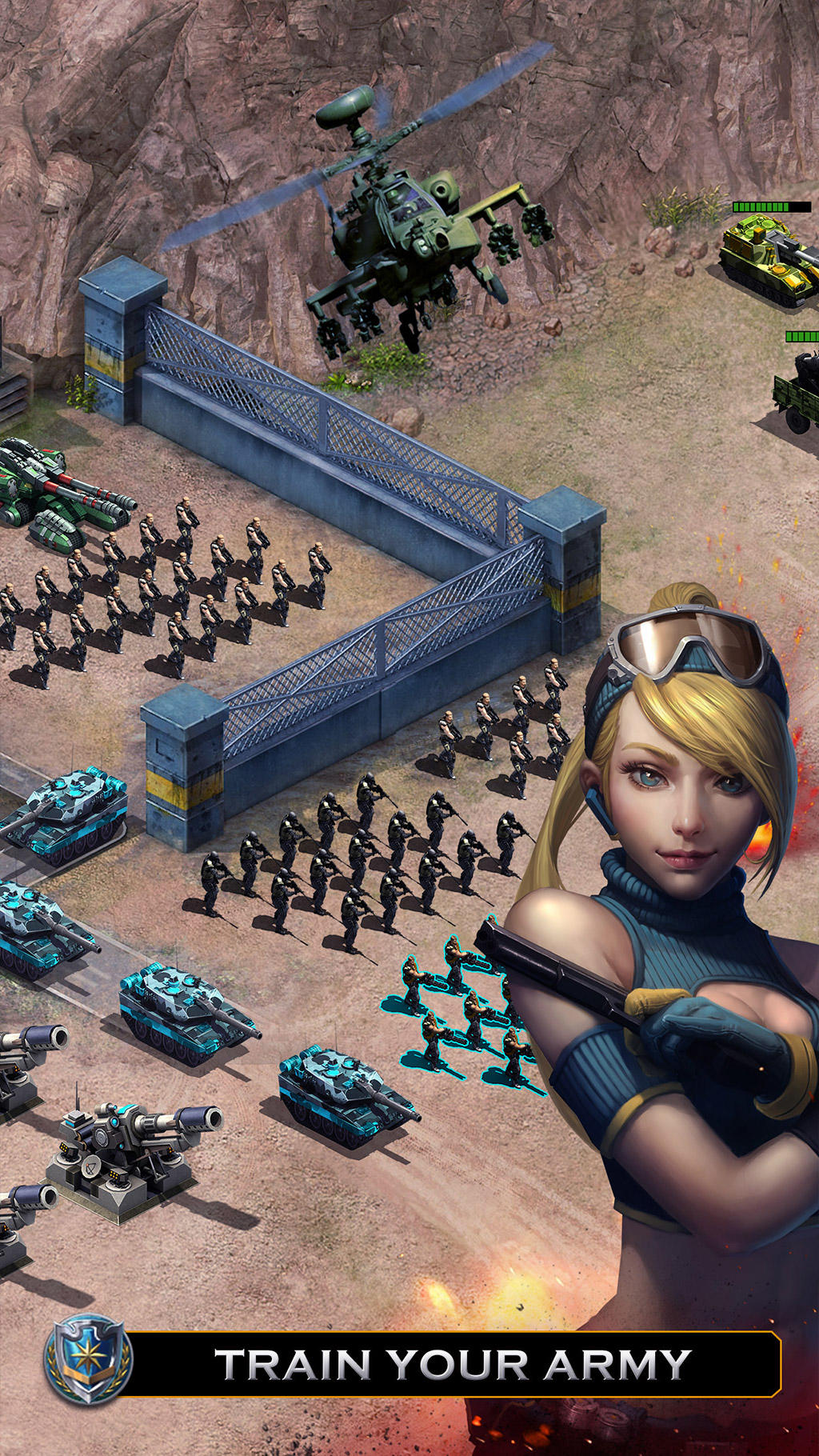 Empire Strike-Modern Warlords Game Screenshot