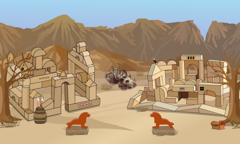 Camel Escape From Desert Game Screenshot