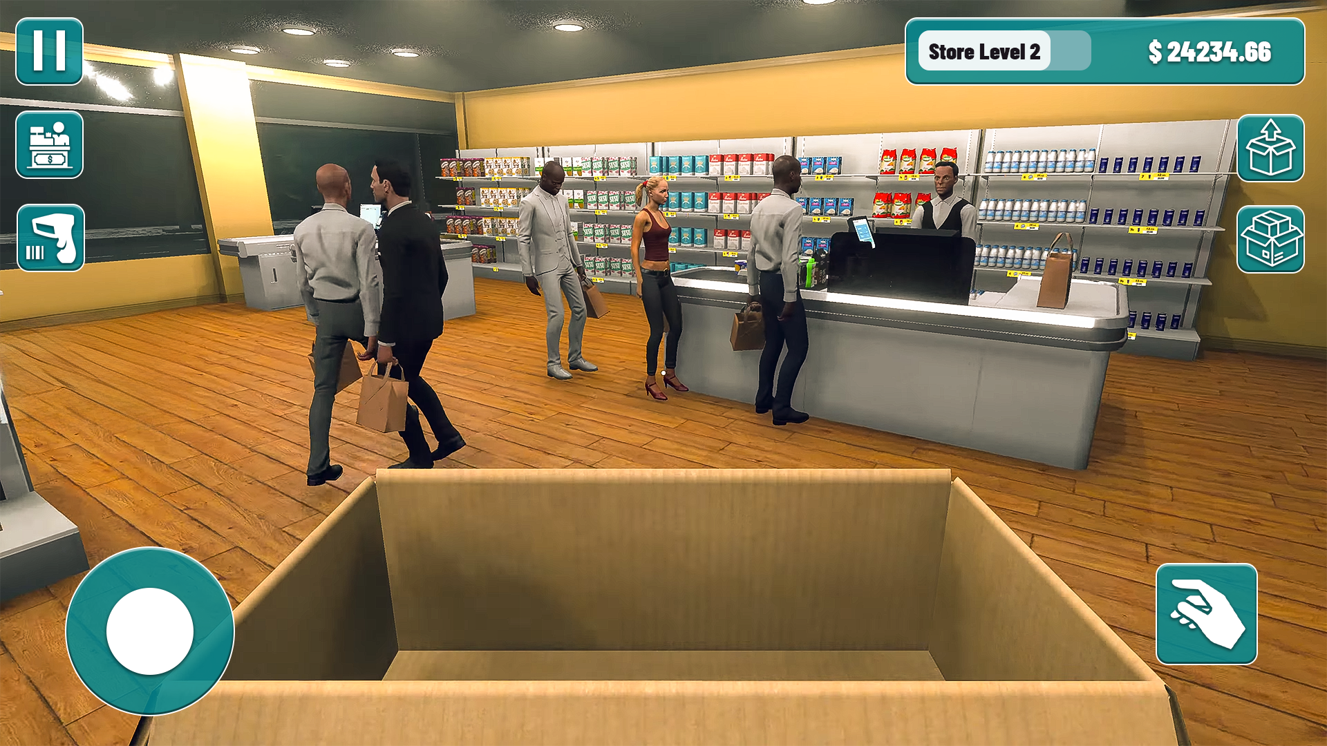 Supermarket Cashier Manager Game Screenshot