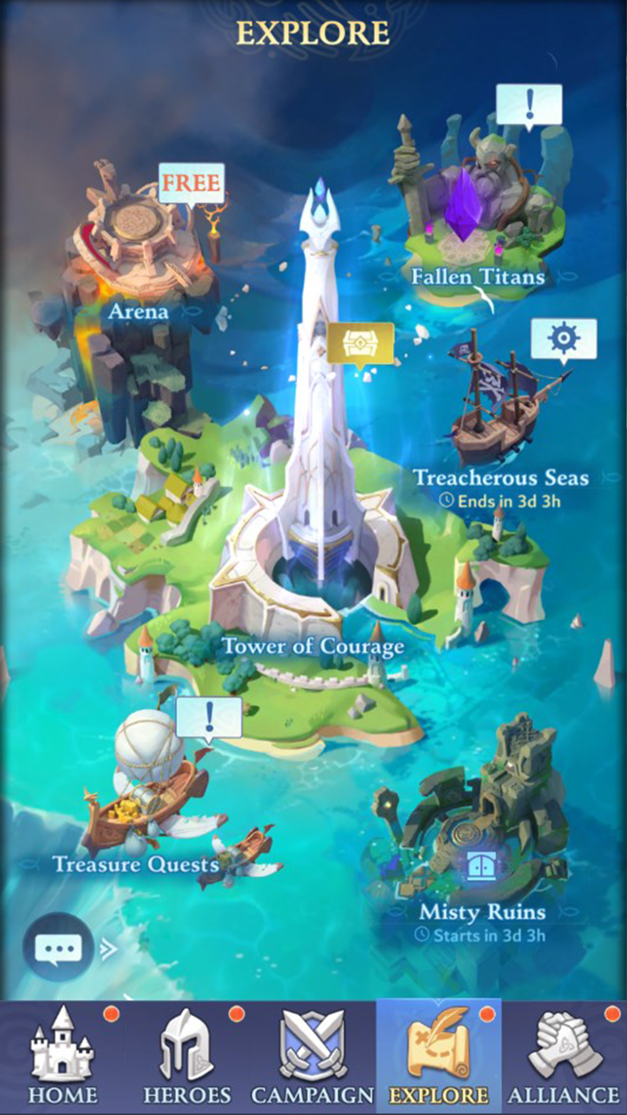 Call of Antia: Match 3 RPG Game Screenshot