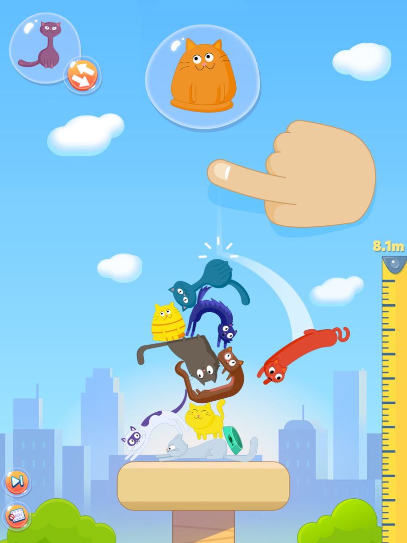 Cat Stack screenshot game