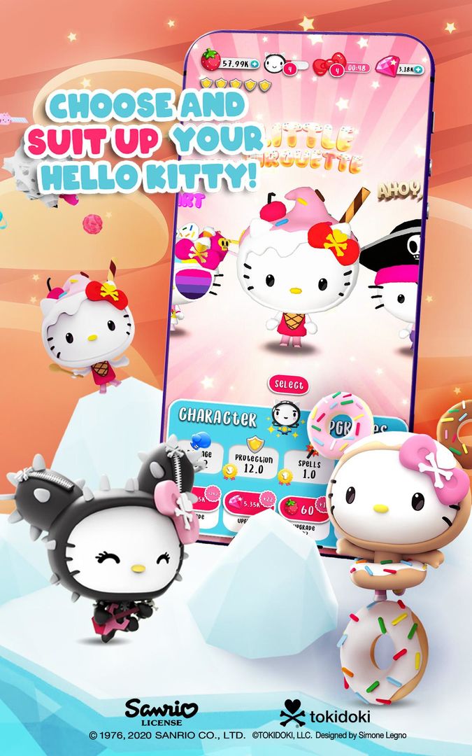 Globematcher feat. tokidoki x Hello Kitty遊戲截圖