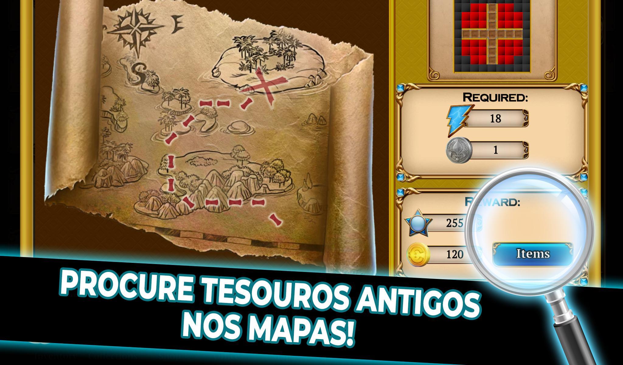 Captura de Tela do Jogo Treasure Match 3