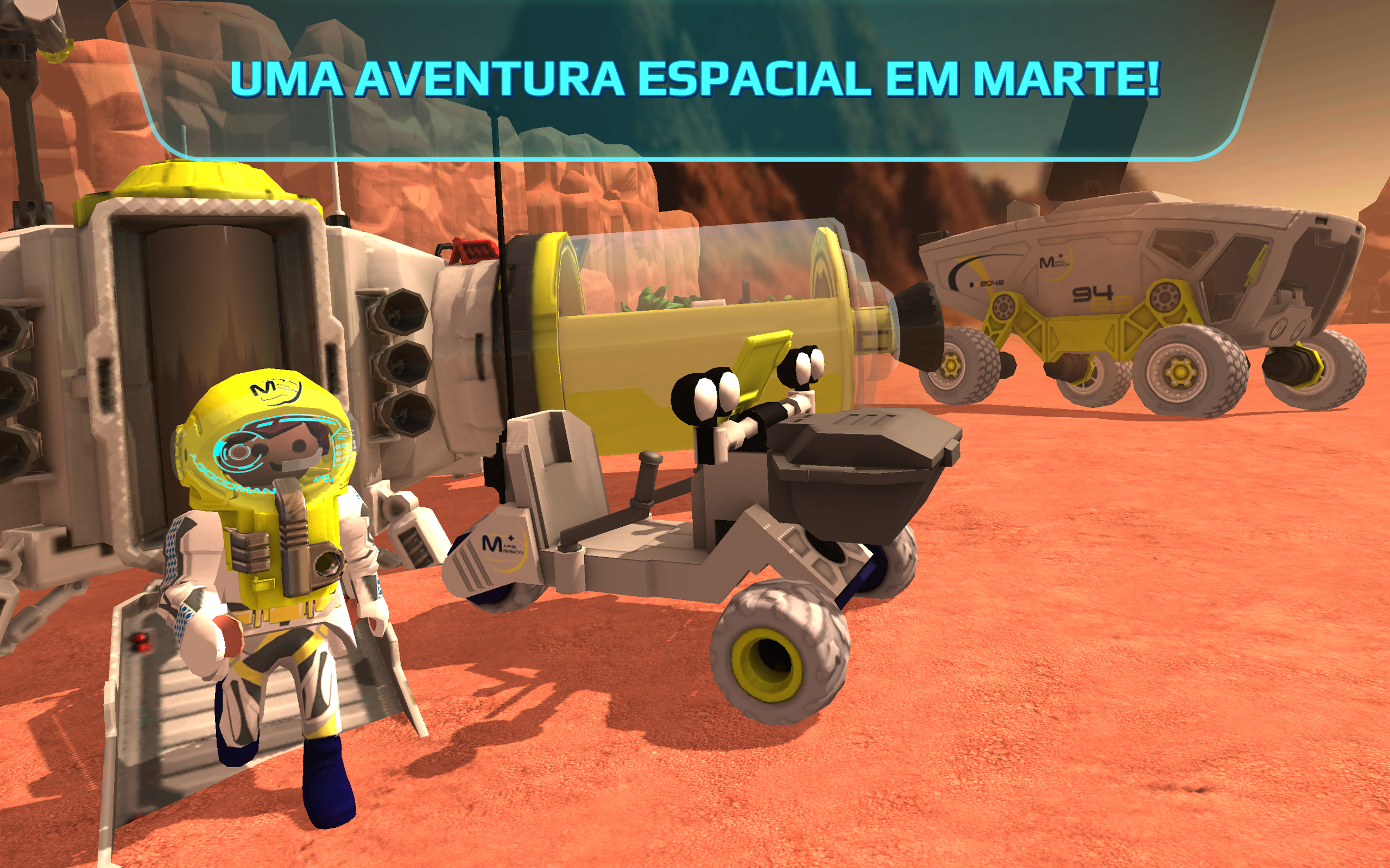 Captura de Tela do Jogo PLAYMOBIL Missão em Marte