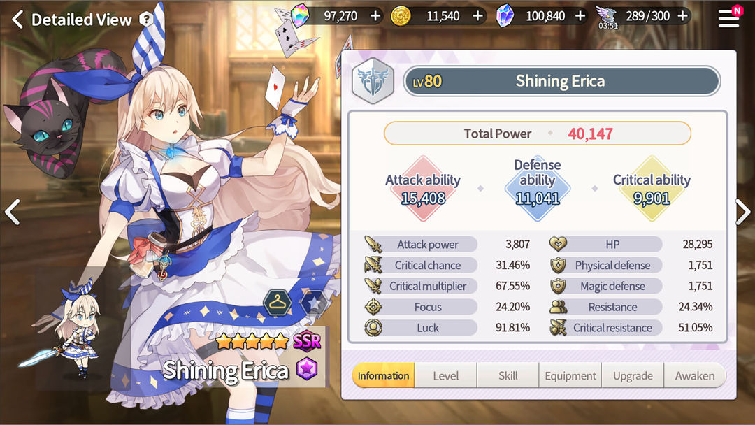 Screenshot of Shining Maiden