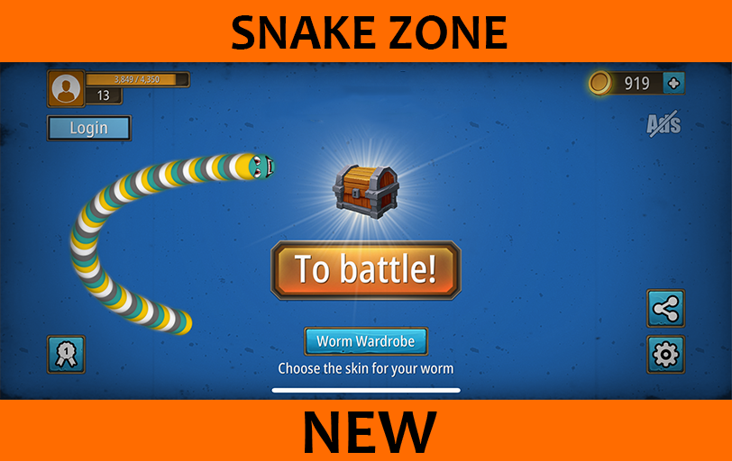 Screenshot 1 of Zona Ular : wormzona.io 1.0
