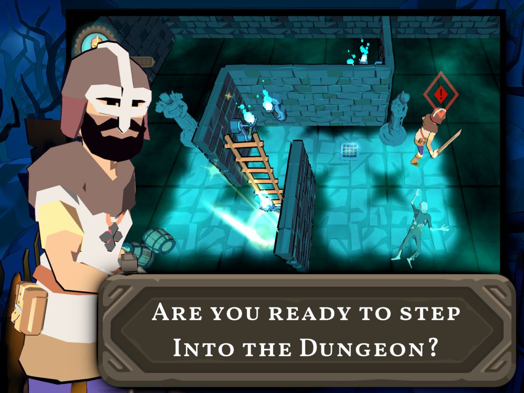 Into The Dungeon: Tactics Game ภาพหน้าจอเกม