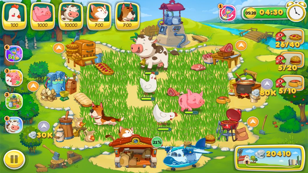 Jolly Days Farm: Time Management Game screenshot game