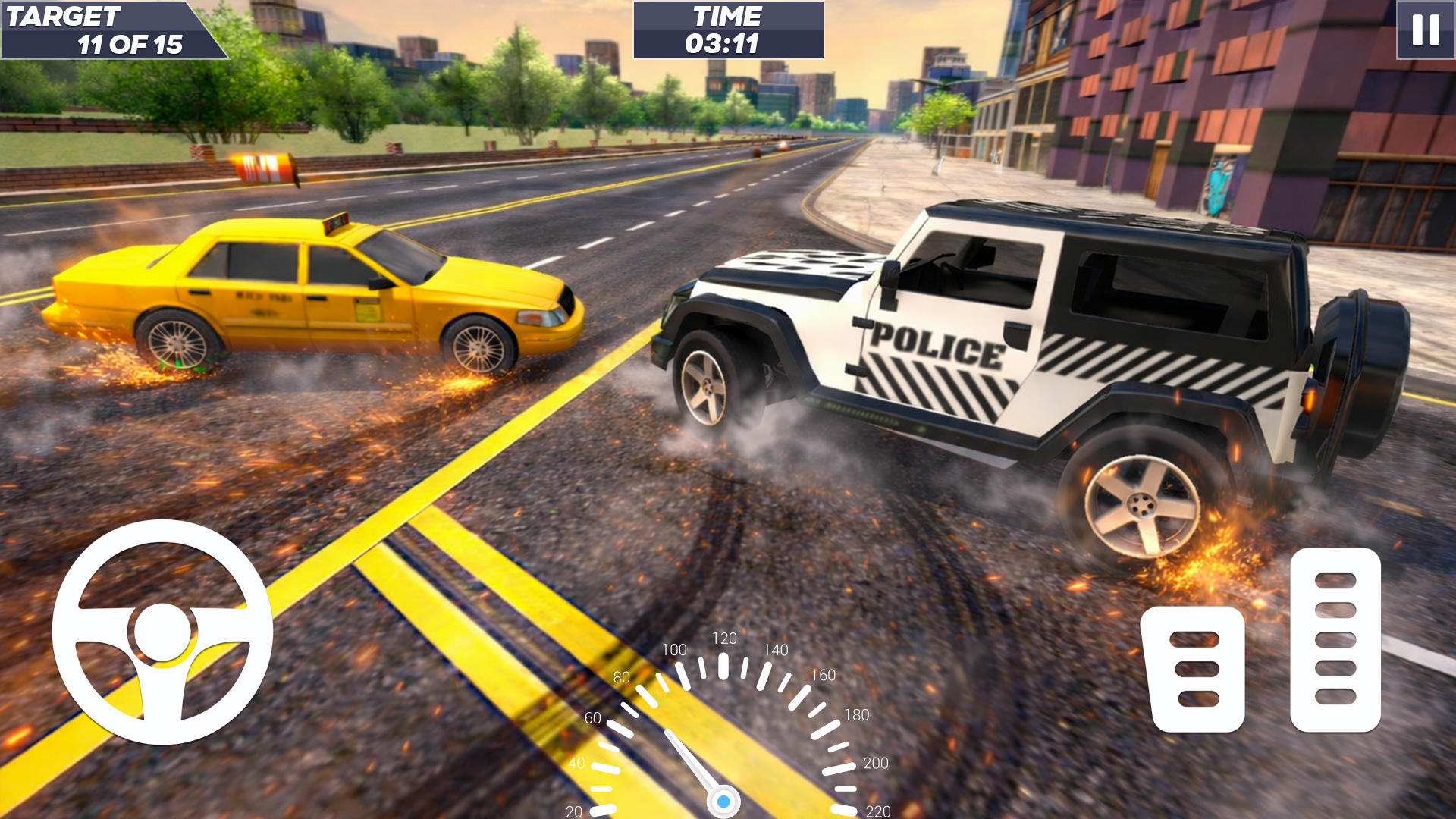 Police Pursuit – City Chase 3D ภาพหน้าจอเกม