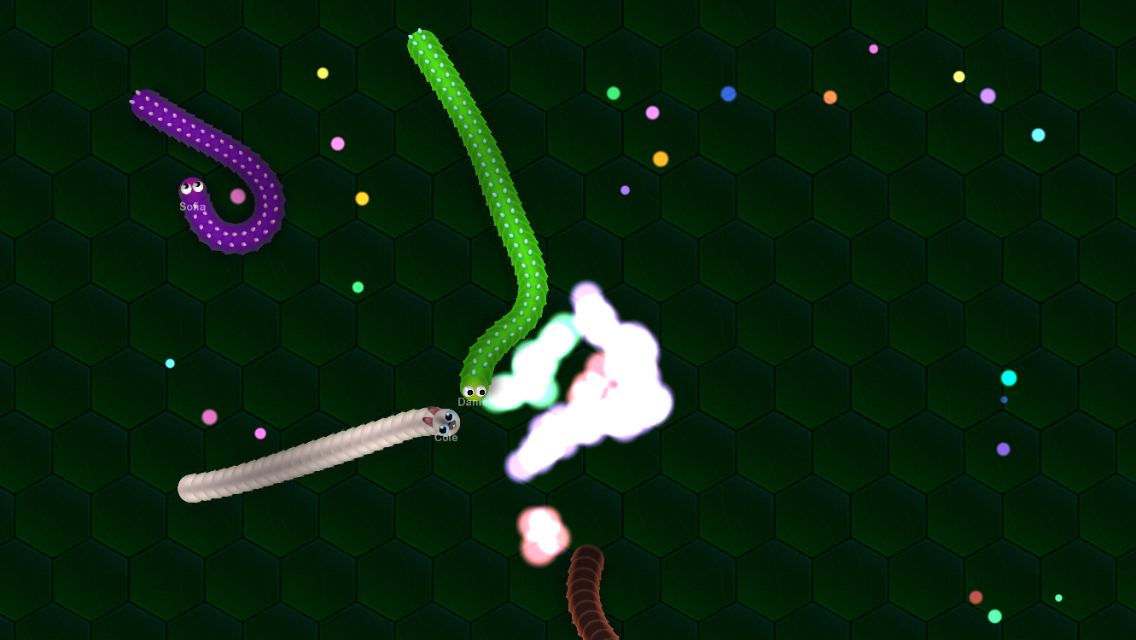 Screenshot of Snake Crawl: Online Snake game