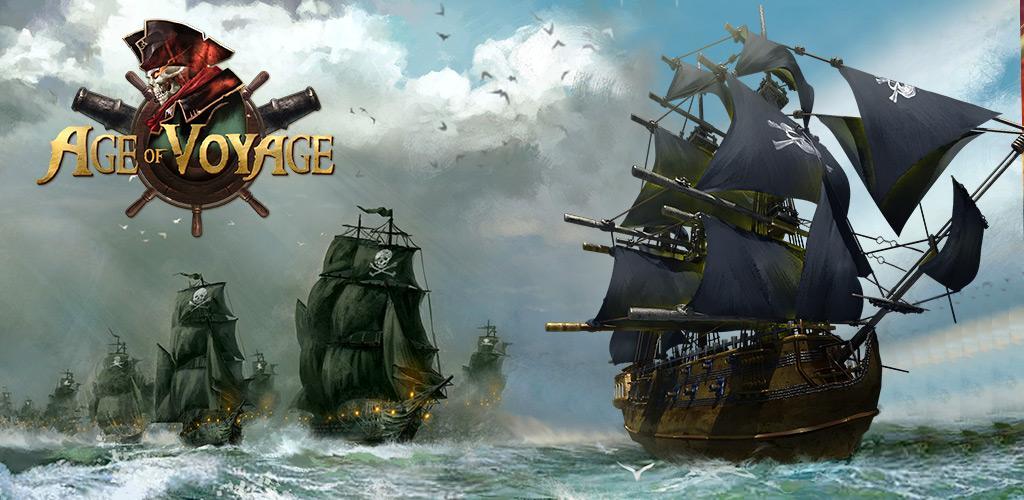 Banner of Age of Voyage - guerra dos piratas 1.5