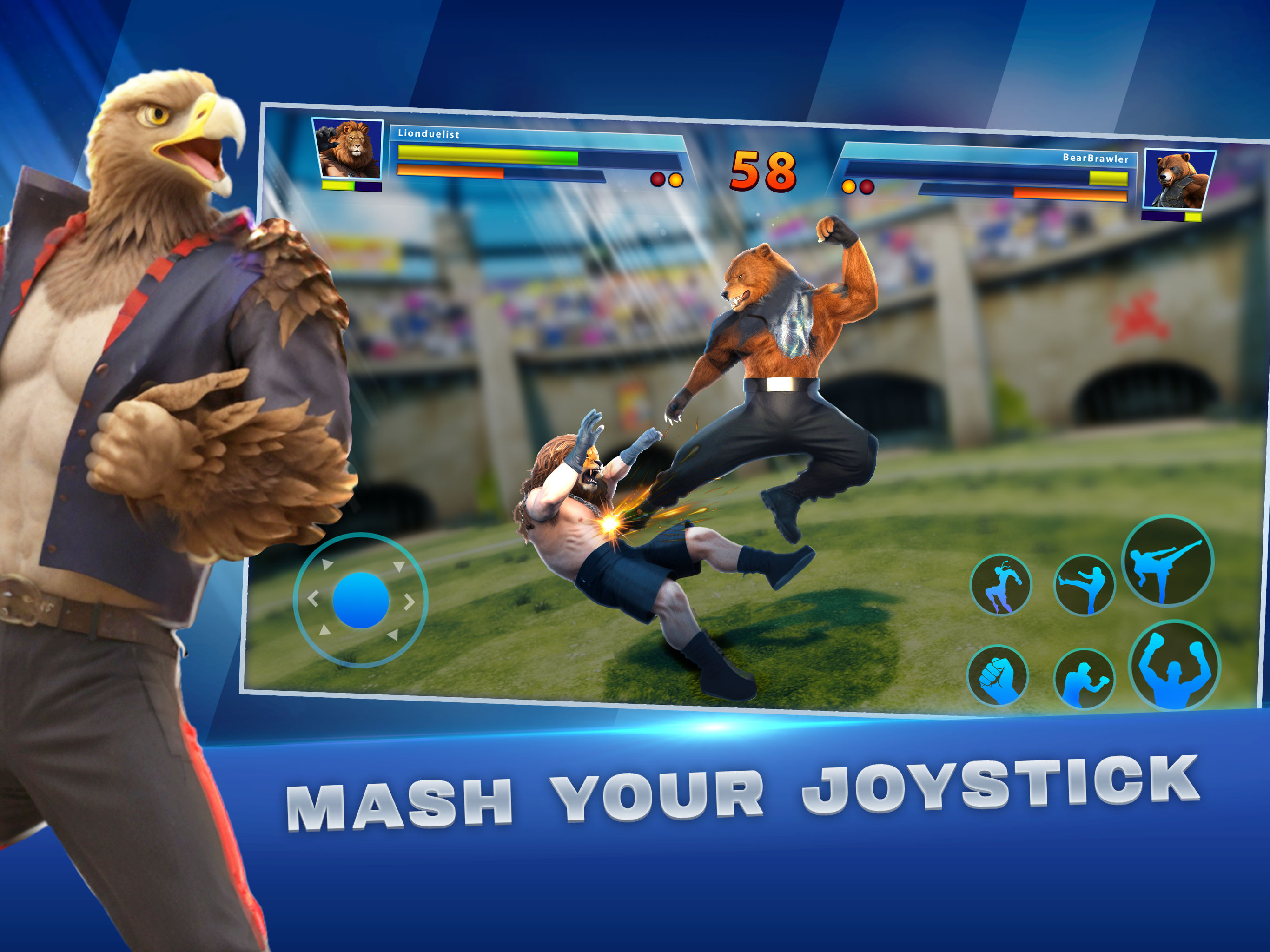 Animals Arena: Fighting Games Game Screenshot