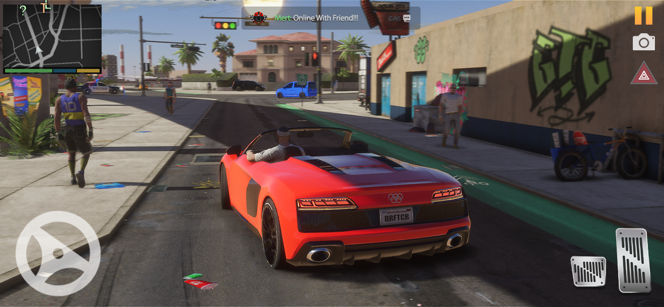 jogo 3d de condução de carro de mundo aberto real - modificação