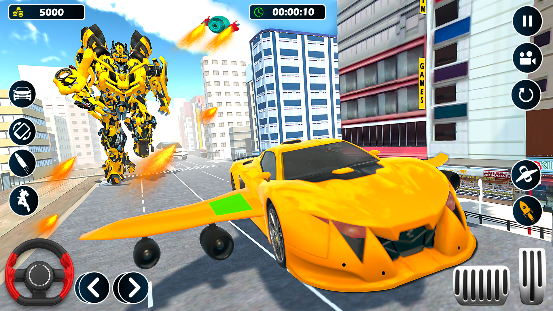 Robot Transform Car War Games ภาพหน้าจอเกม