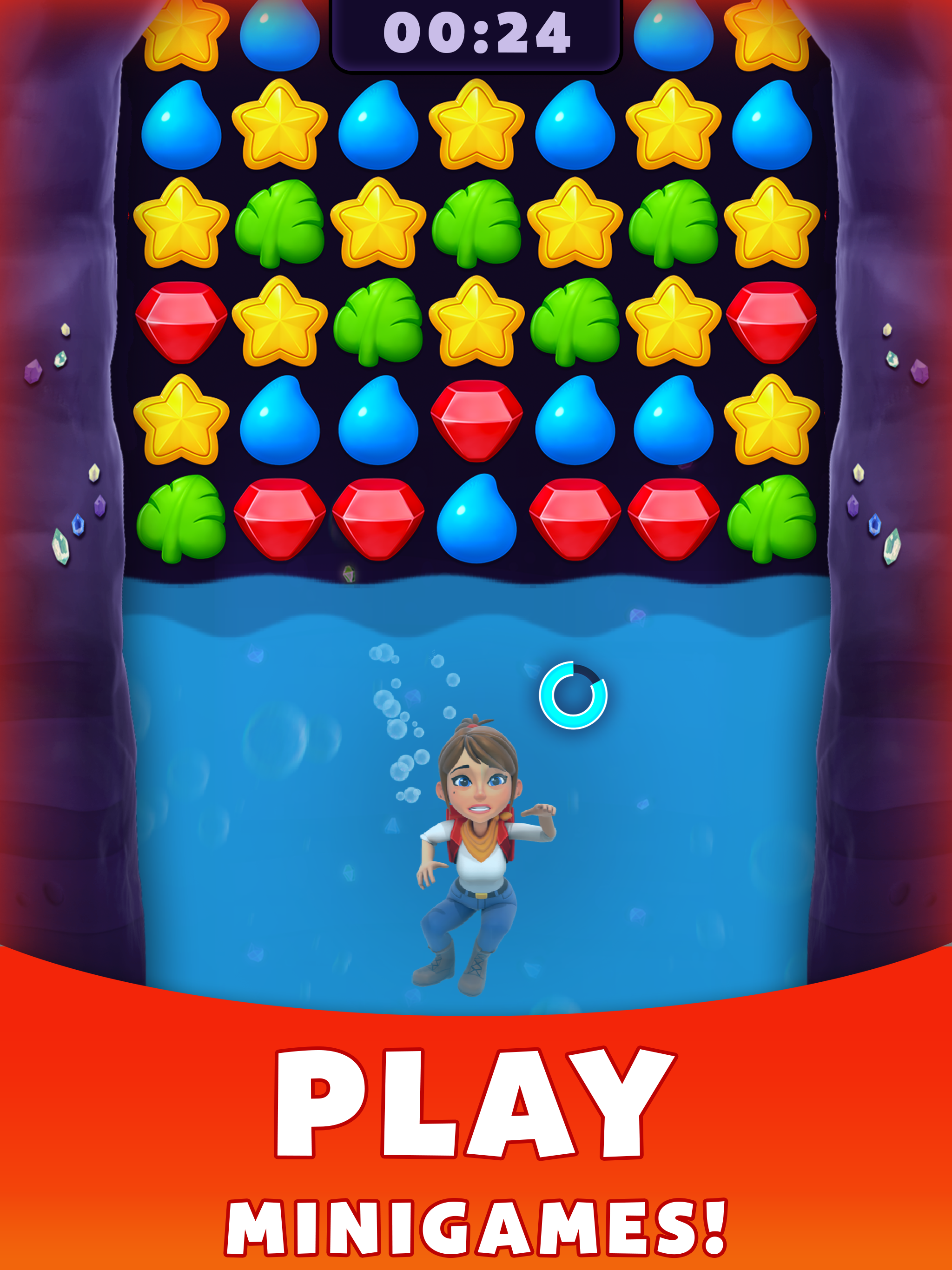 Screenshot of Treasure Party: Puzzle Fun!