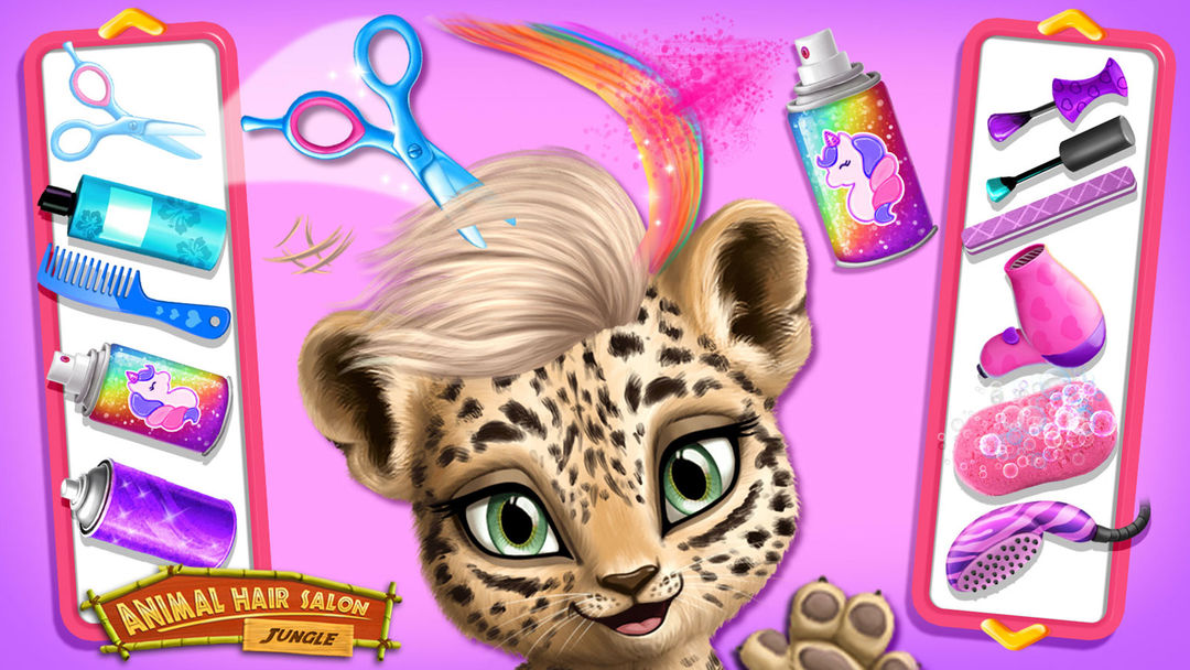 Screenshot of Jungle Animal Hair Salon