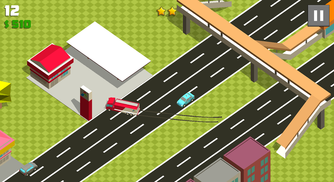 Crazy Cars Chase Game Screenshot