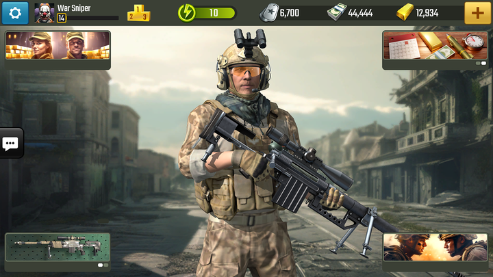 Screenshot 1 of War Sniper: เกมยิง FPS 500081