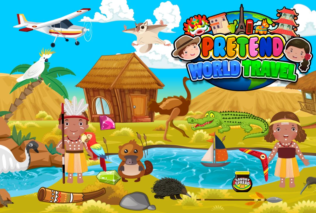 My Pretend World Travel - Kids Around the World screenshot game