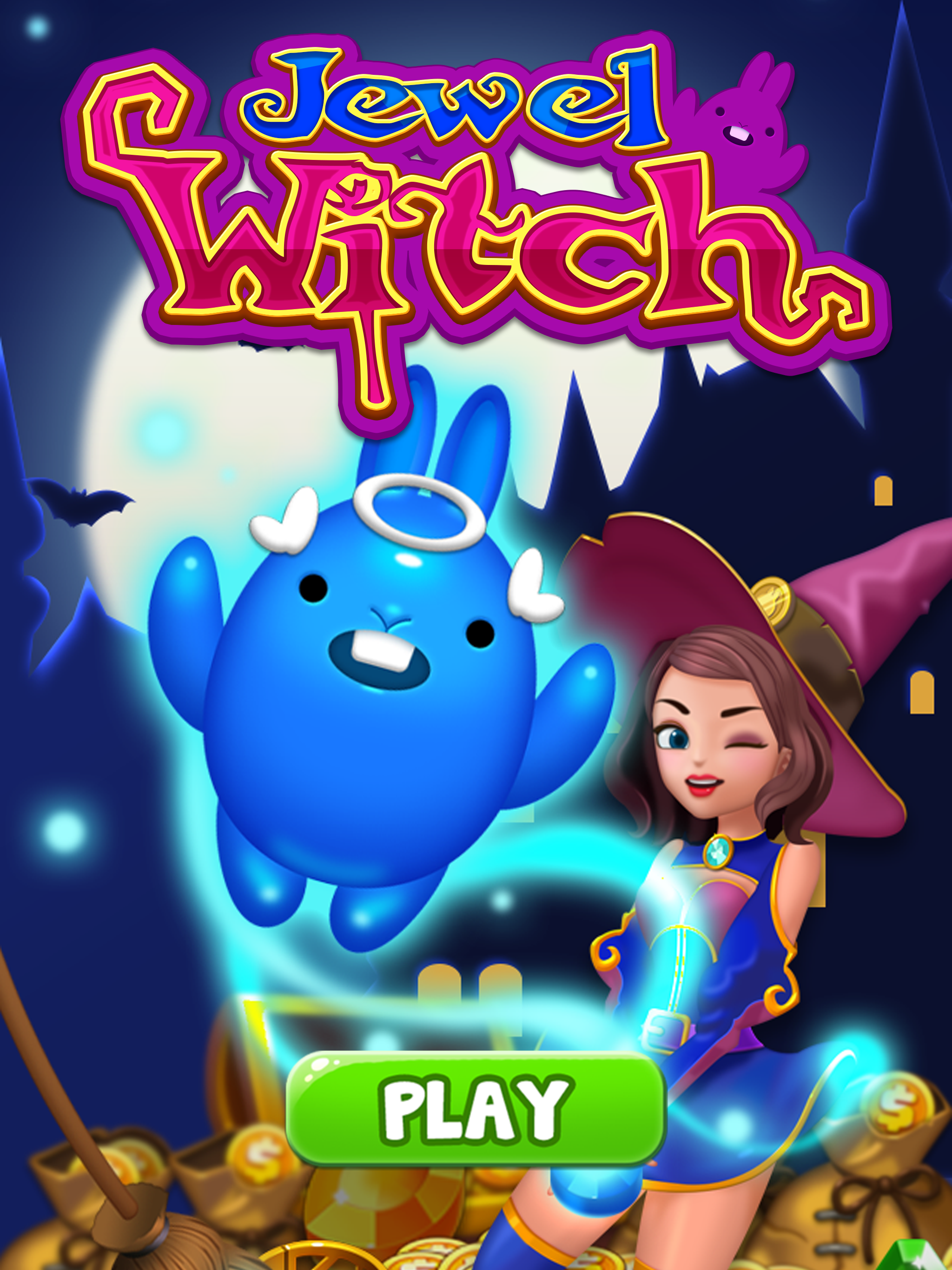 Jewel Witch - Match 3 Game Game Screenshot