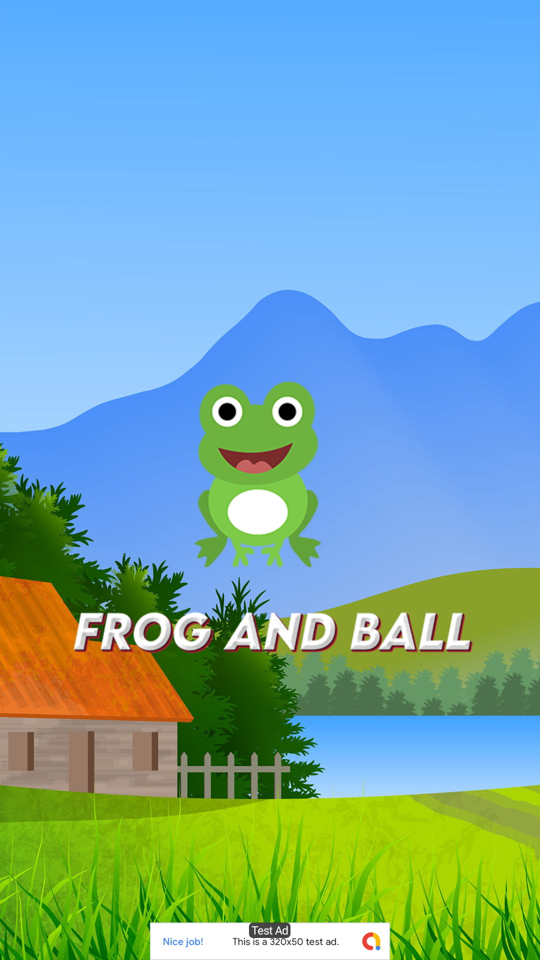 Frog and Ball Game Screenshot