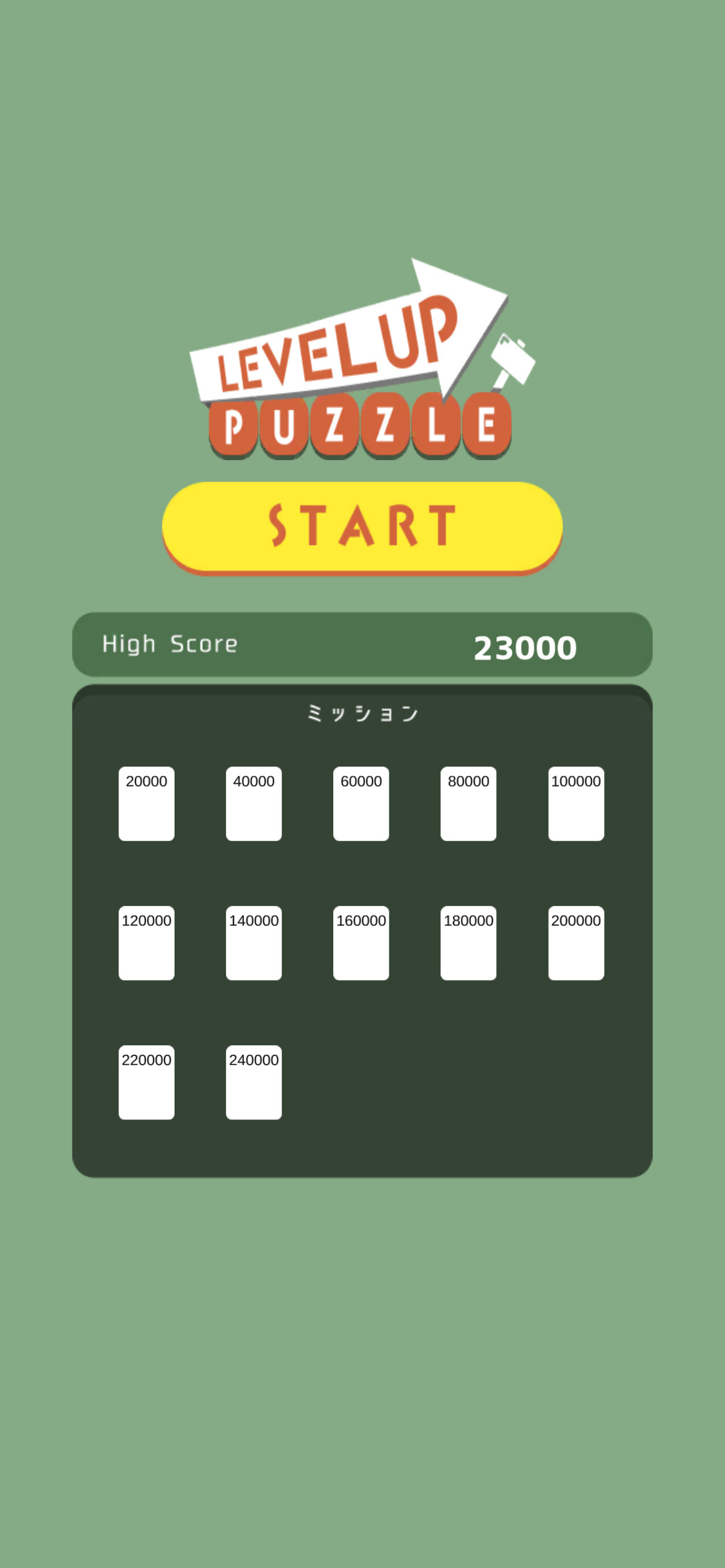 Cuplikan Layar Game Level Up Puzzle