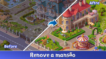 Captura de Tela do Jogo Merge Farm Life: Mansion Decor