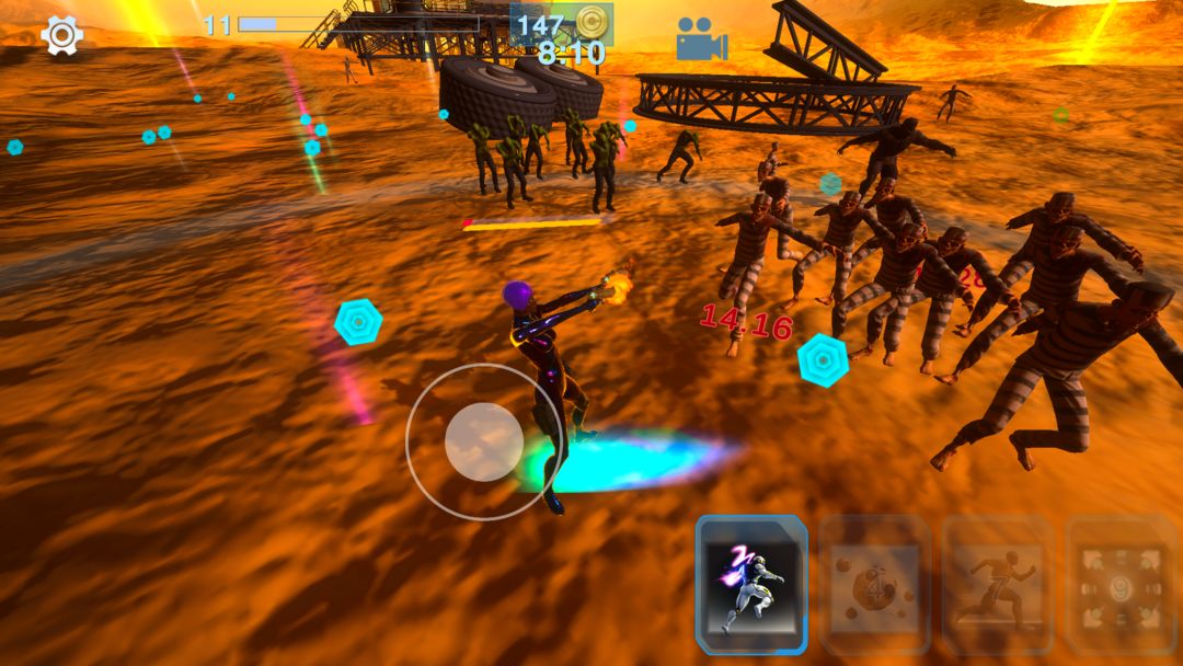 Screenshot of Space survivors zombie shooter