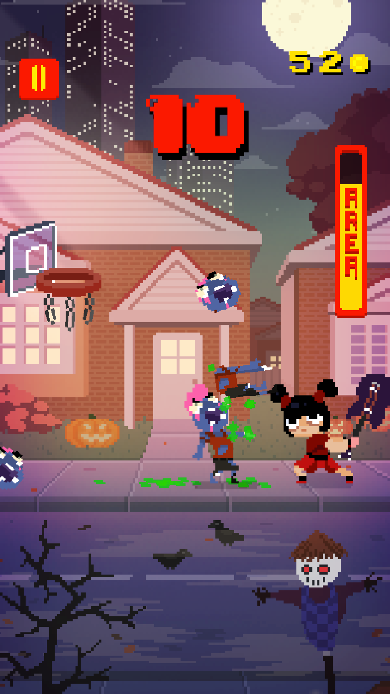 Basketball vs  Zombies Game Screenshot