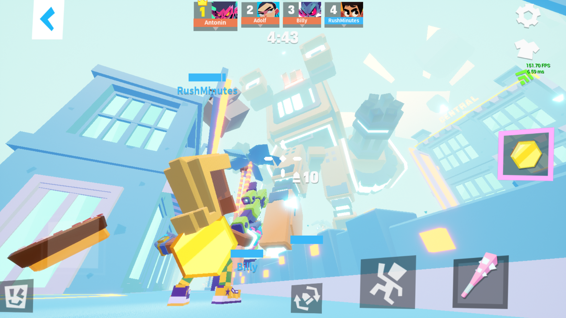 Rush Minutes: Online Shooter Game Screenshot