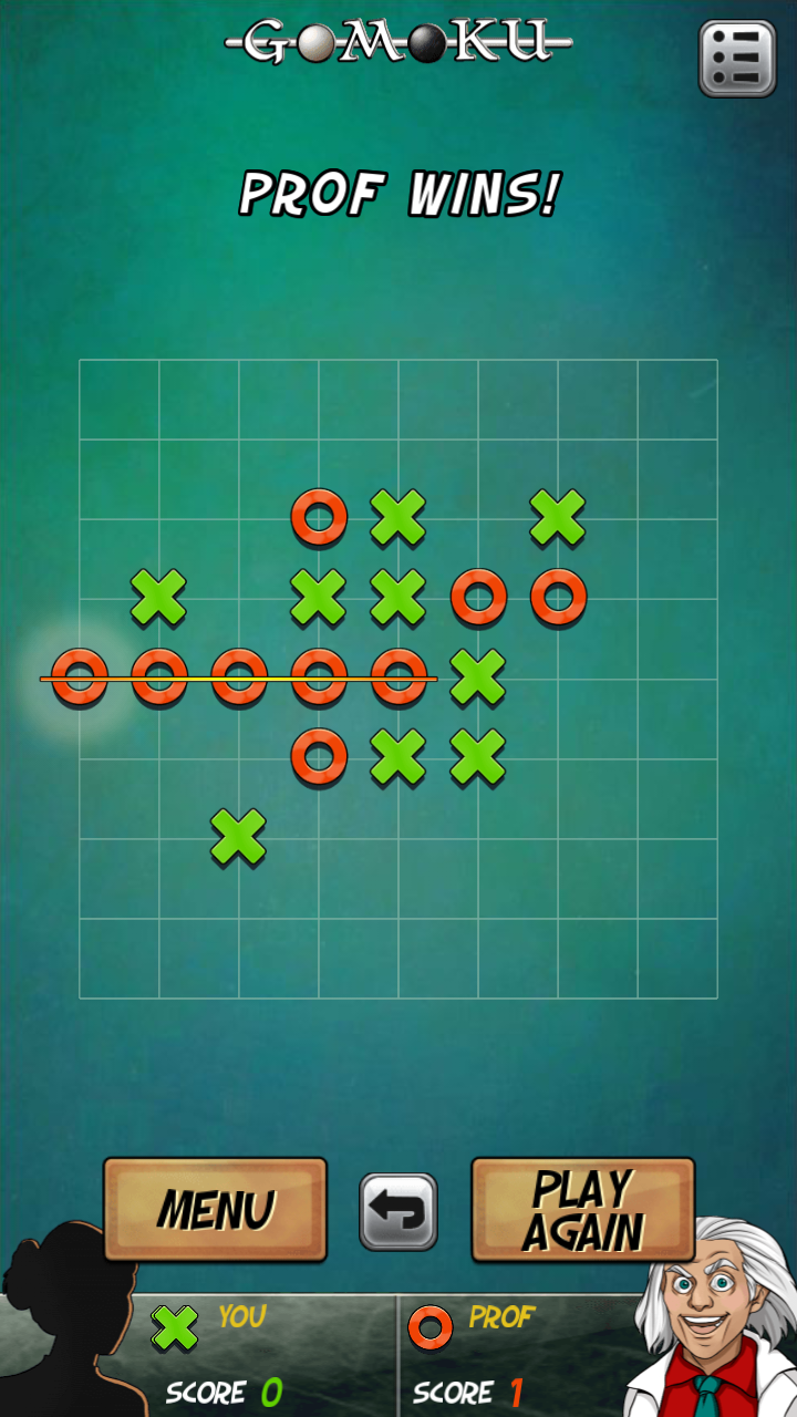 Gomoku Pro Game Screenshot