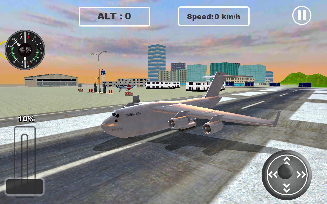 Fly Jet Airplane - Real Pro Pilot Flight Sim 3D Game Screenshot