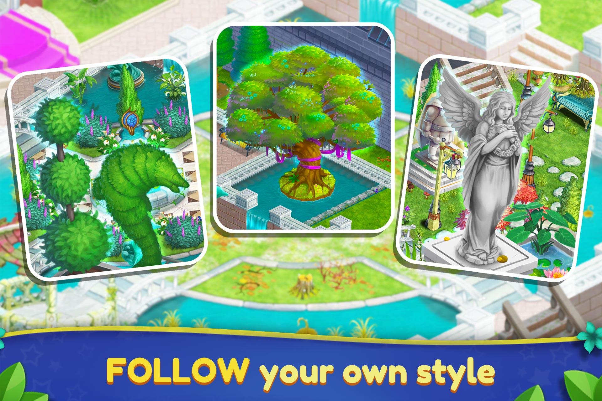 Royal Garden Tales - Match 3 Game Screenshot