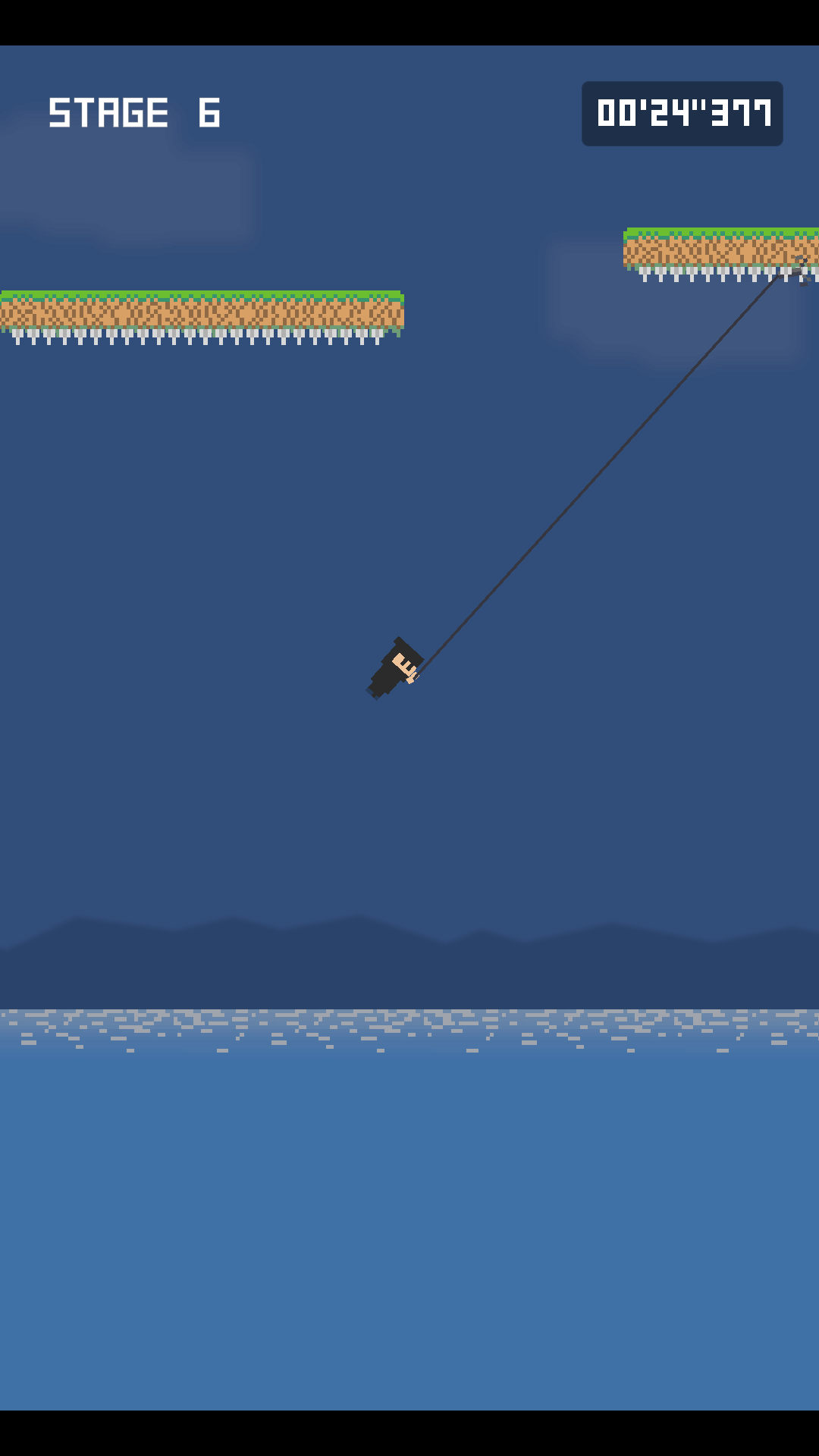 Скриншот игры Wire Ninja SASUKE