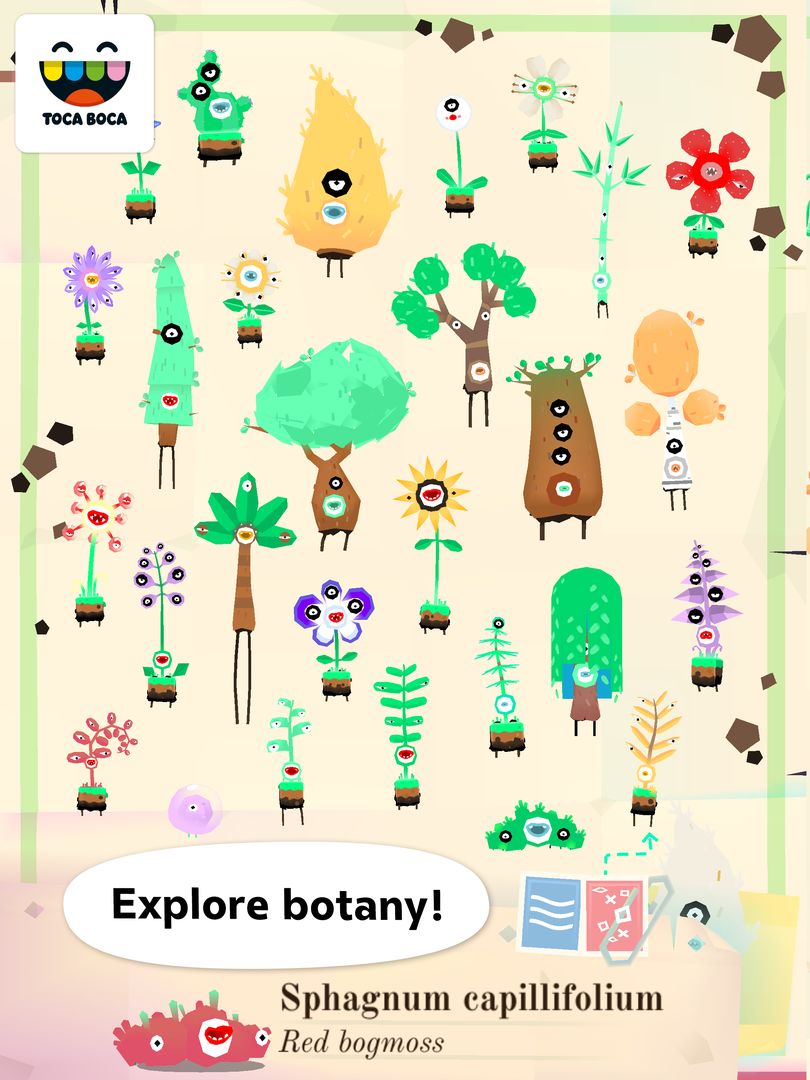 Screenshot of Toca Lab: Plants
