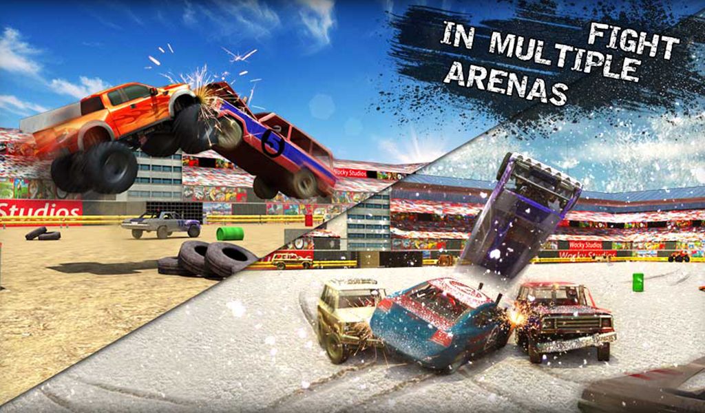 Xtreme Demolition Derby Racing screenshot game