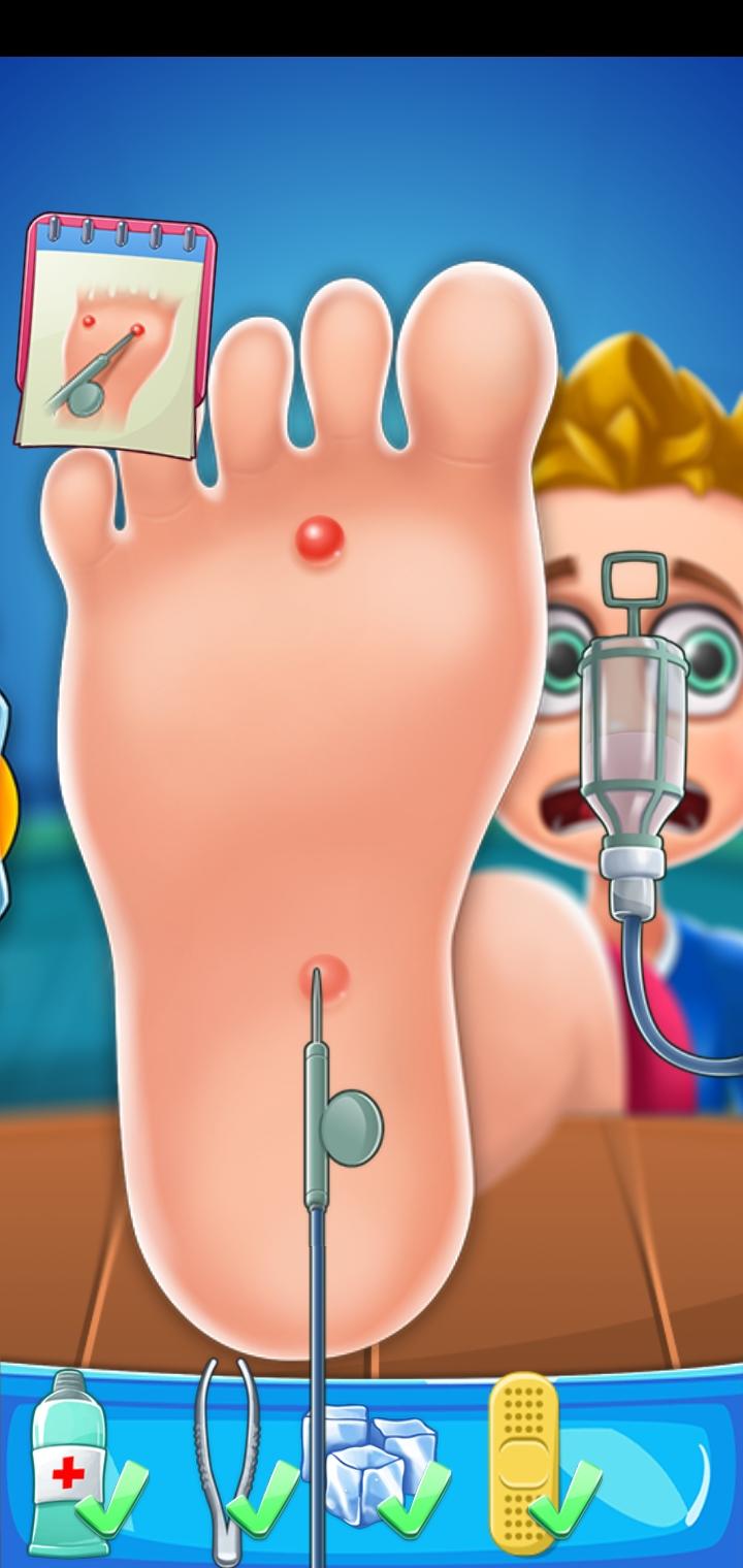 Cuplikan Layar Game Foot Doctor Hospital