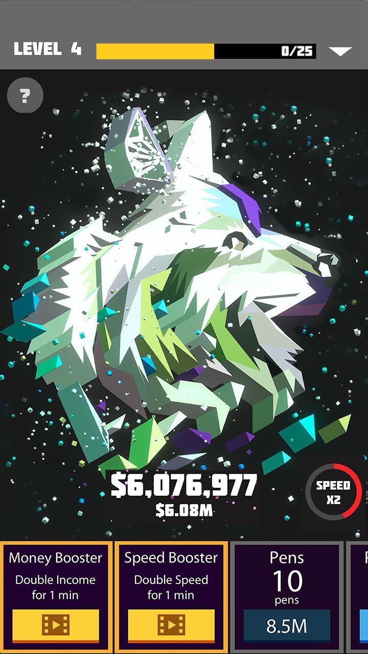 Idle Painter 3D Game Screenshot