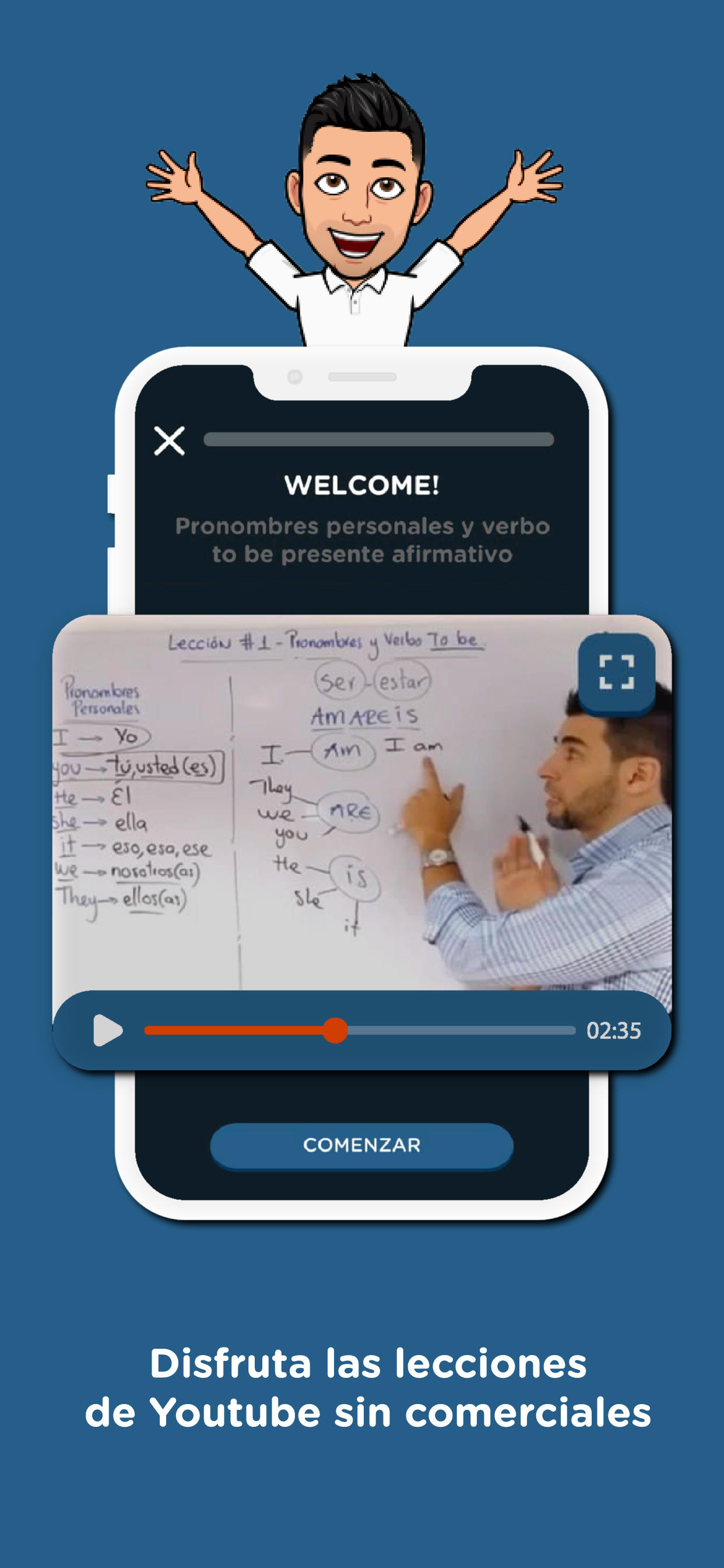 Screenshot of Dime Inglés-English Course