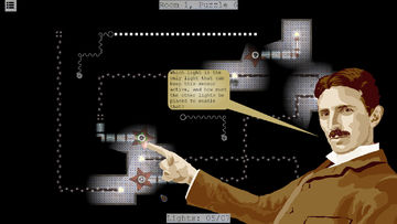 Tesla's Puzzles of Lights Game Screenshot