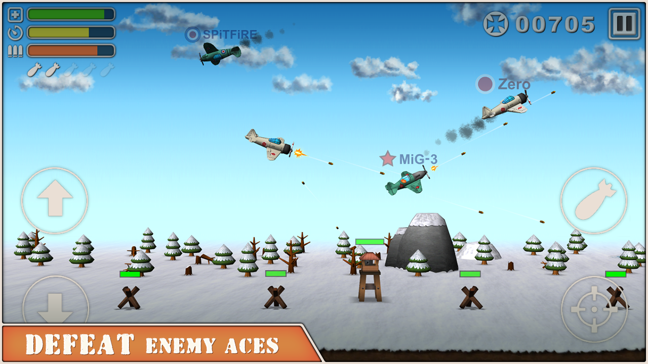 Sky Aces 2 게임 스크린샷