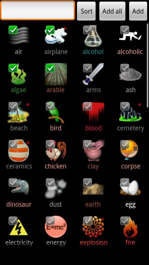 Alchemy Game Screenshot