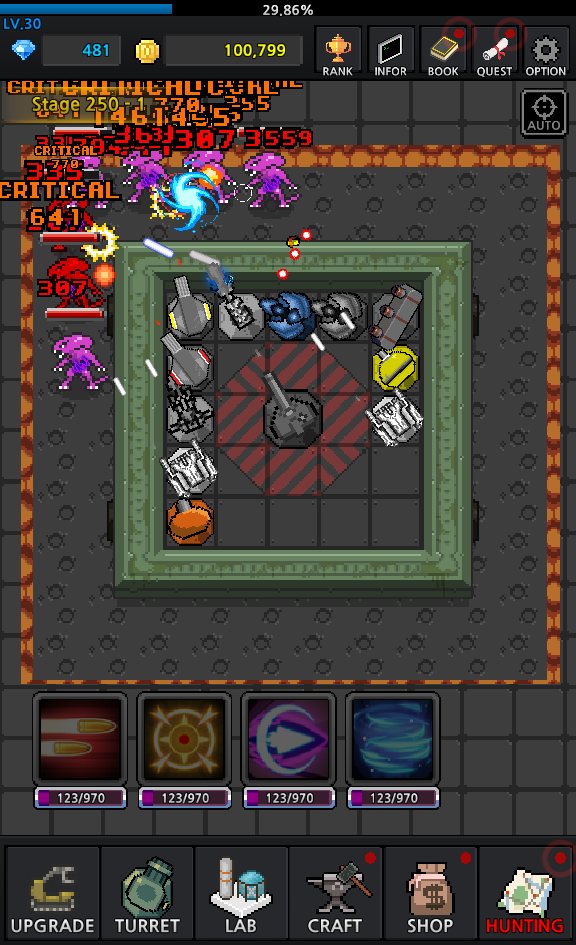 Grow Turret TD : Idle Clicker Game Screenshot