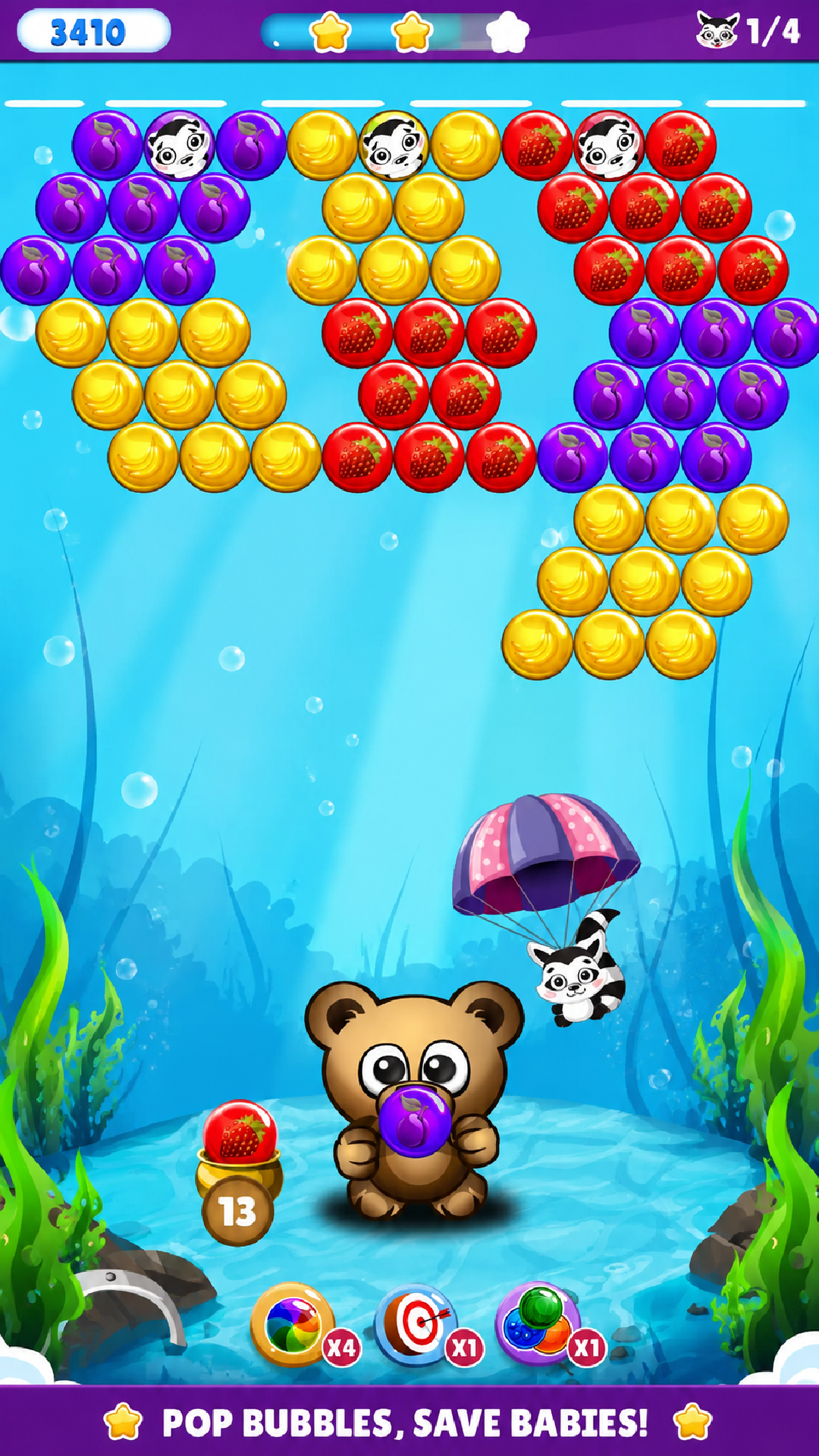 Bubble Heroes: Pet Rescue Game Screenshot