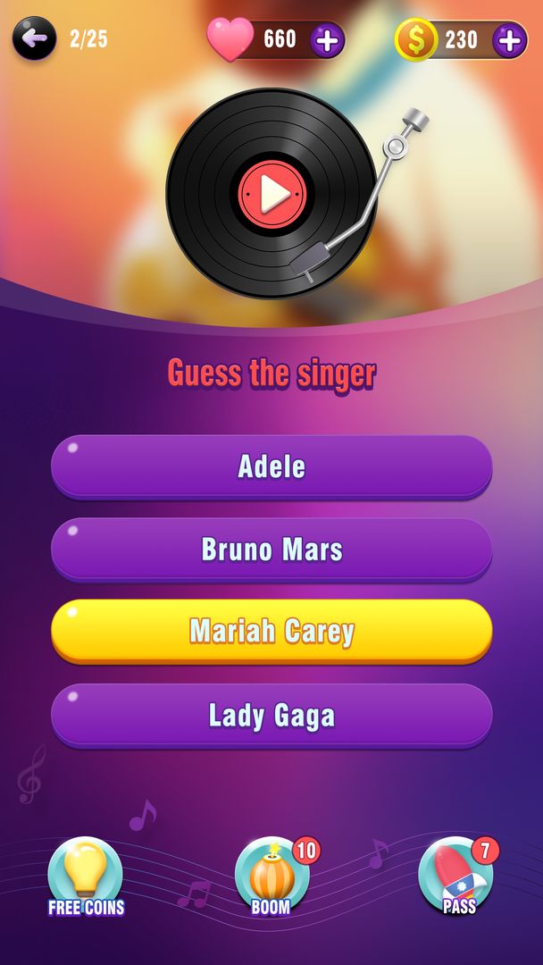 Music Trivia: Guess the Song 게임 스크린 샷