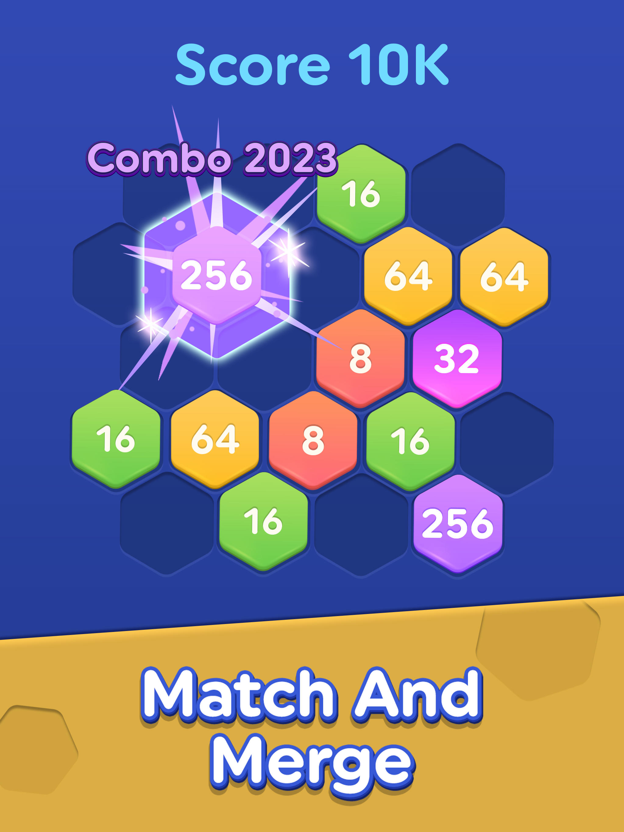 Скриншот игры Merge Number 2048