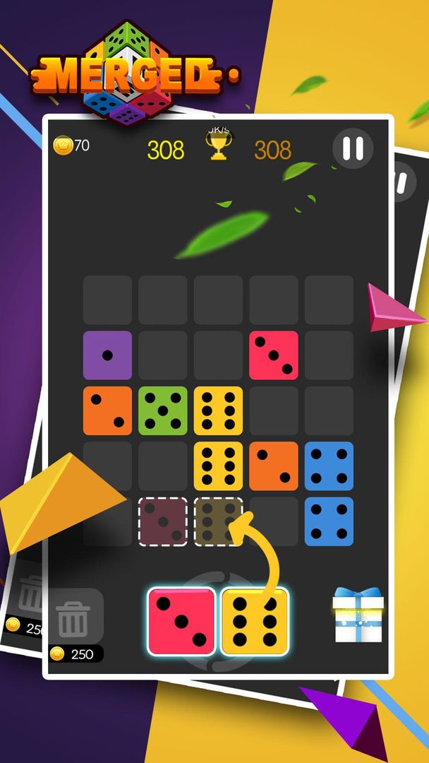 Dominoes Puzzle screenshot game