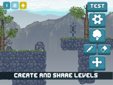 Скриншот игры Pixel Disc Golf 2