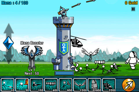 Cartoon Wars Lite Game Screenshot